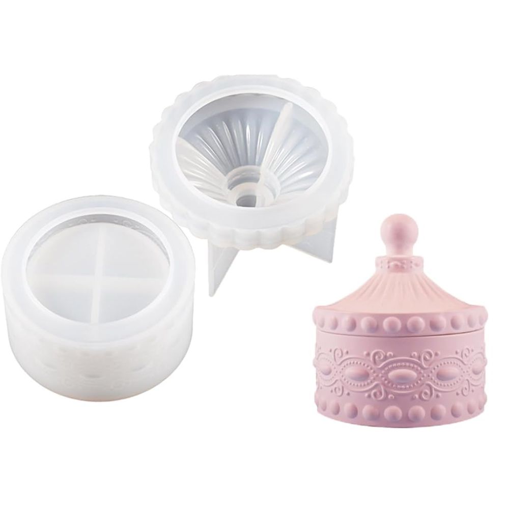 Silicone Mould - Detailed Jar