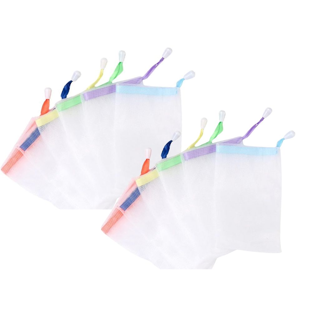 Netted Soap Bag Bundle (colours will vary)