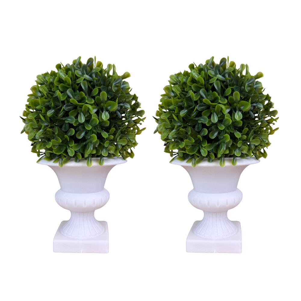 Faux Topiary Bush Bundle of 2