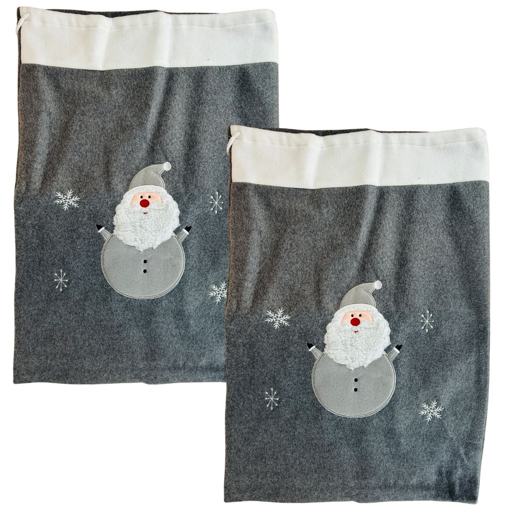 Christmas Gift Sack - Santa - 2pcs