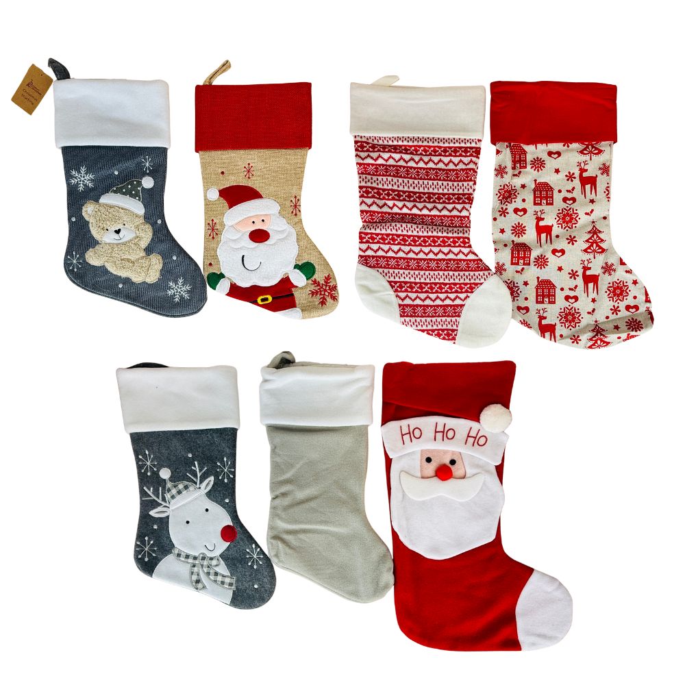 Christmas Stocking Assortment - 7pcs