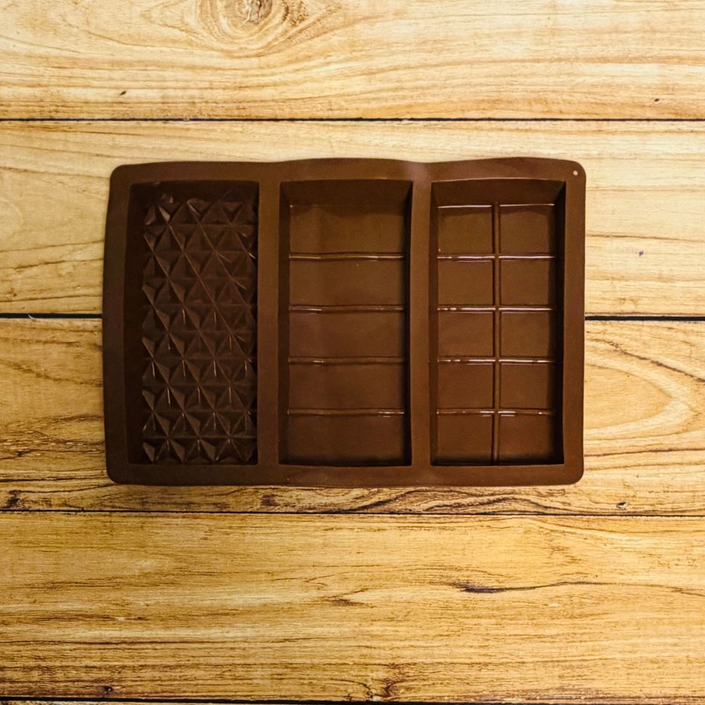Silicone Mould - 3-in-1 Chocolate Bar