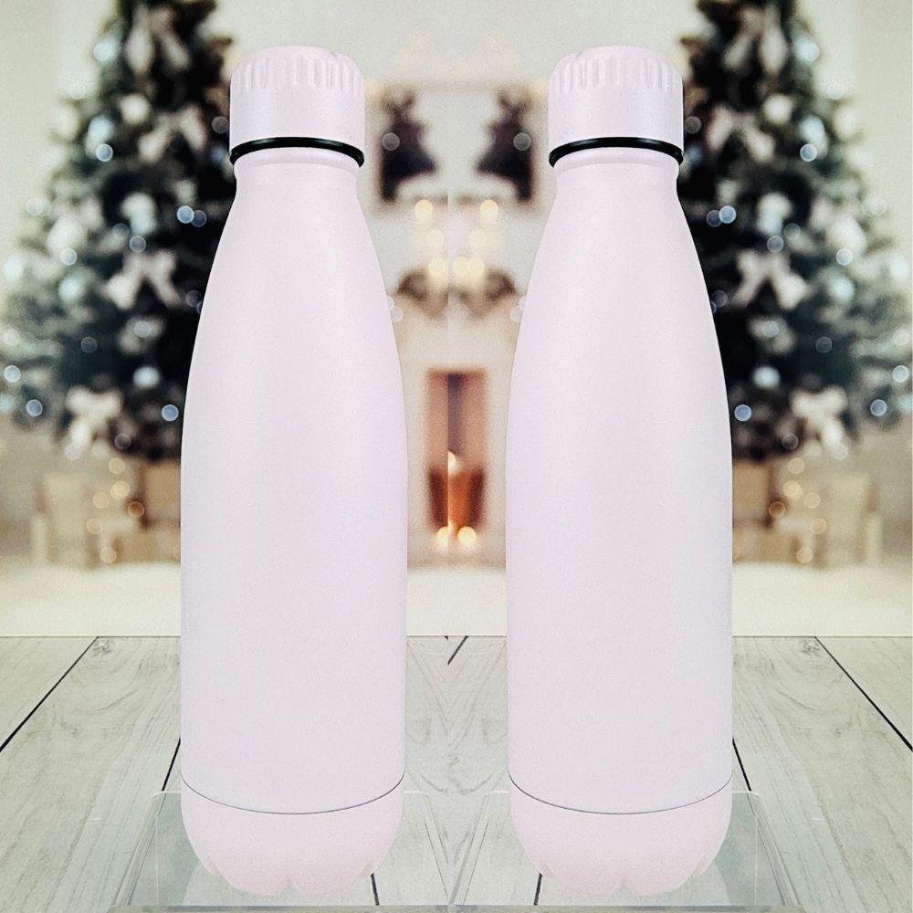 2 x Drinking Bottles 500ml - Pink