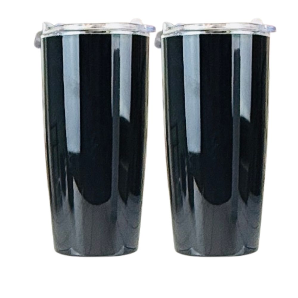 2 x Drinks Tumblers - Black