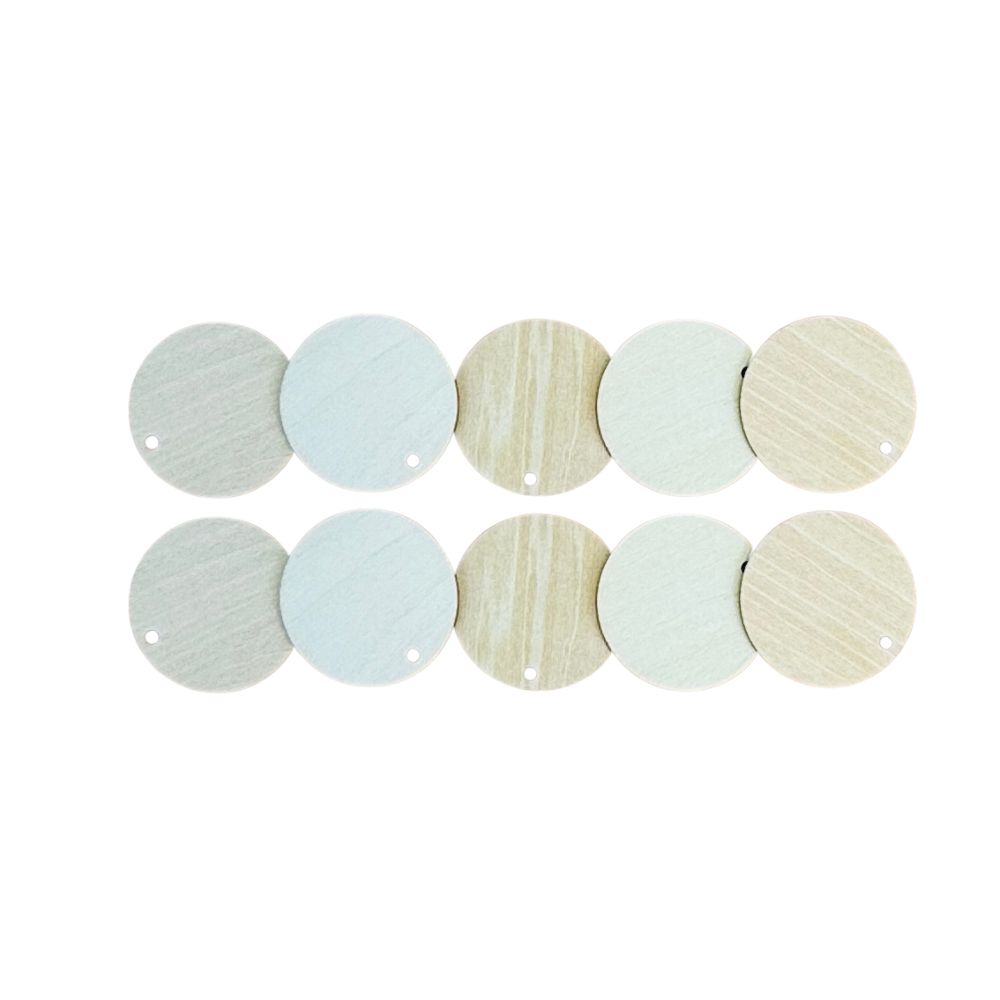 4cm Circle Wooden Blank - 10pcs