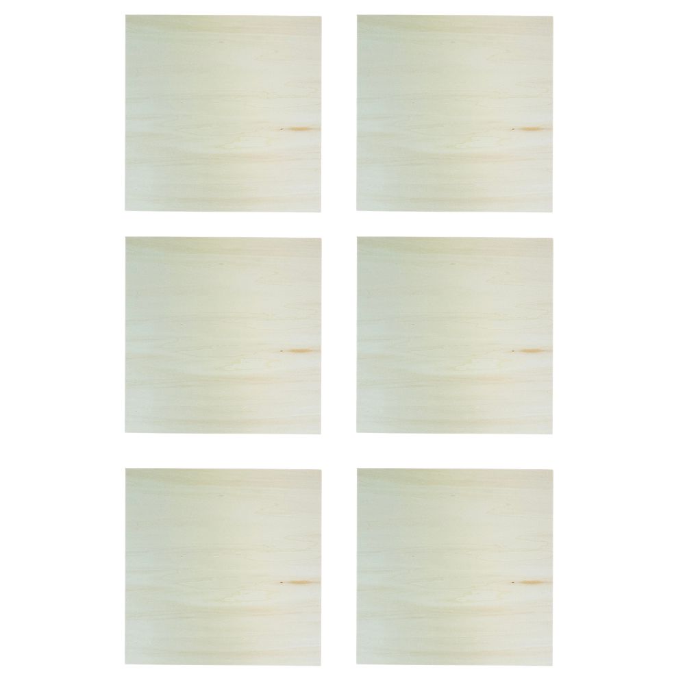 30cmx30cm Plywood Sheet - 6pcs