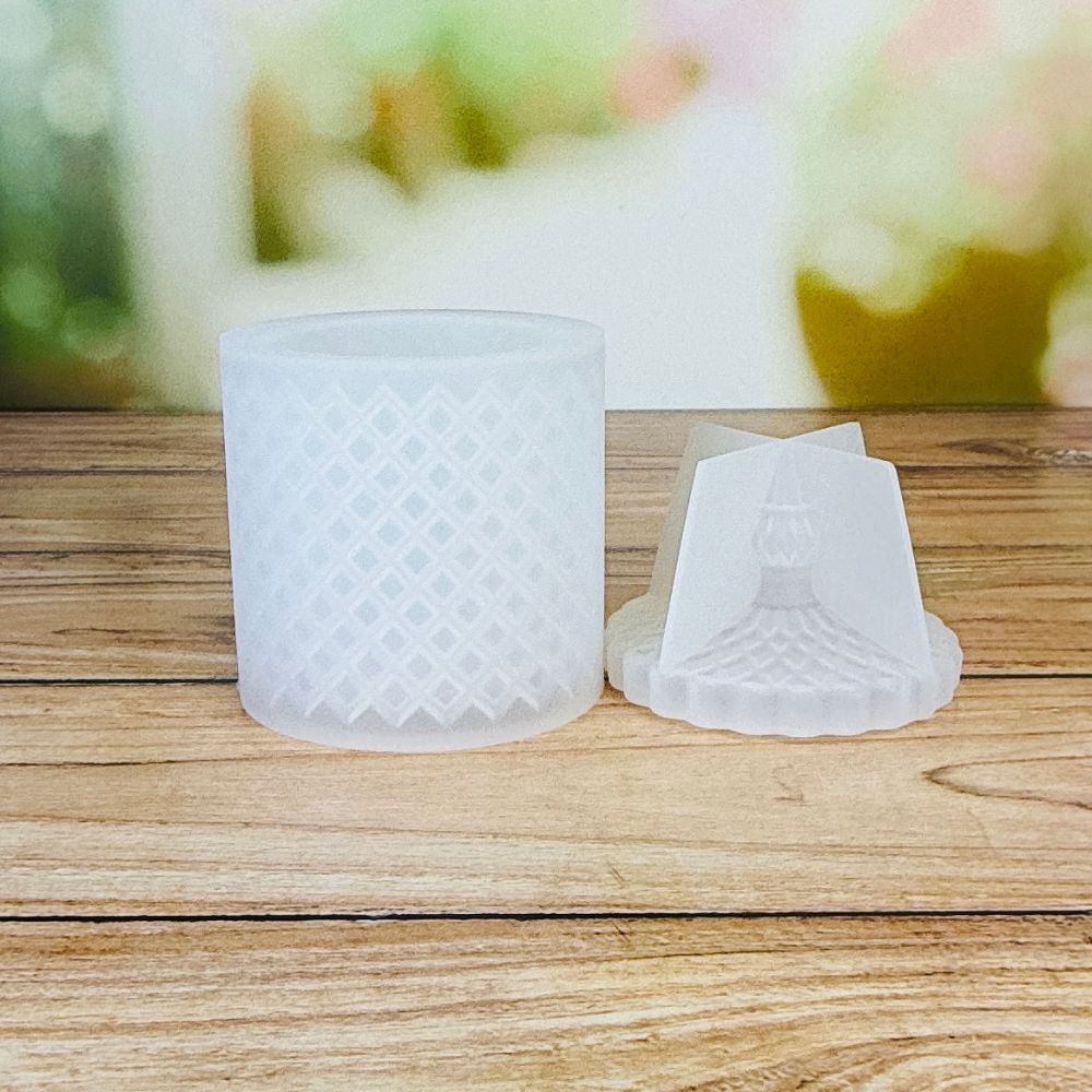 Silicone Mould Crystal Effect Trinket Jar