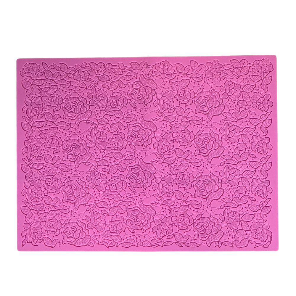 Silicone Dimensional Mat - Rose