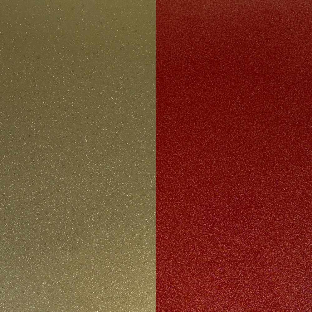 Heat Transfer Viny Sheet 50cmx50cm - Red & Gold Glitter Bundle