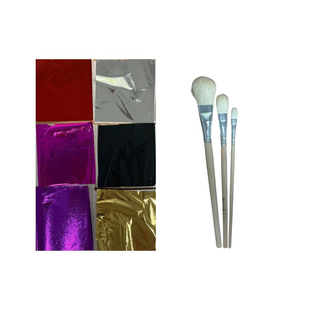 Craft Master Colourful Metal Leaf Bundle