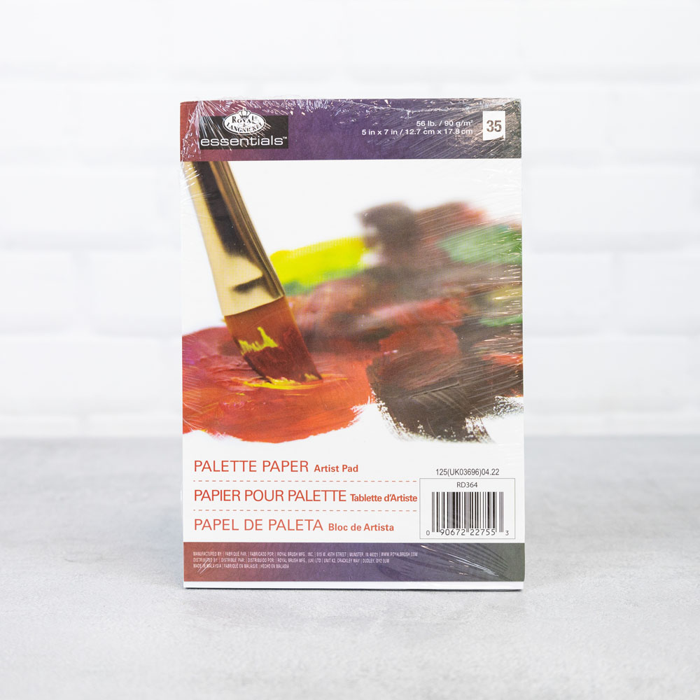 Royal & Langnickel Palettenpapier-Block – 35 Blatt, 5x7 Zoll, Für Öl- & Acrylfarben