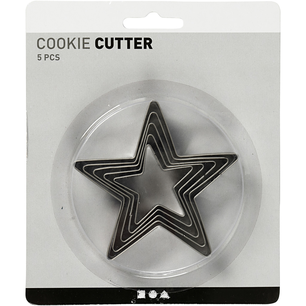 Creativ Cookie Cutters - Stars (5pcs) - Image 2