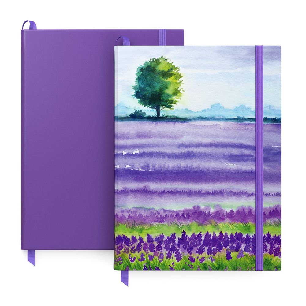 Arteza Lavender Field Lined Journals - 2 Pack