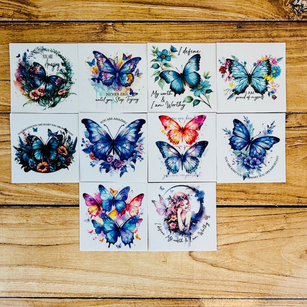 Transfer Design Set 10pcs - Midnight Wings