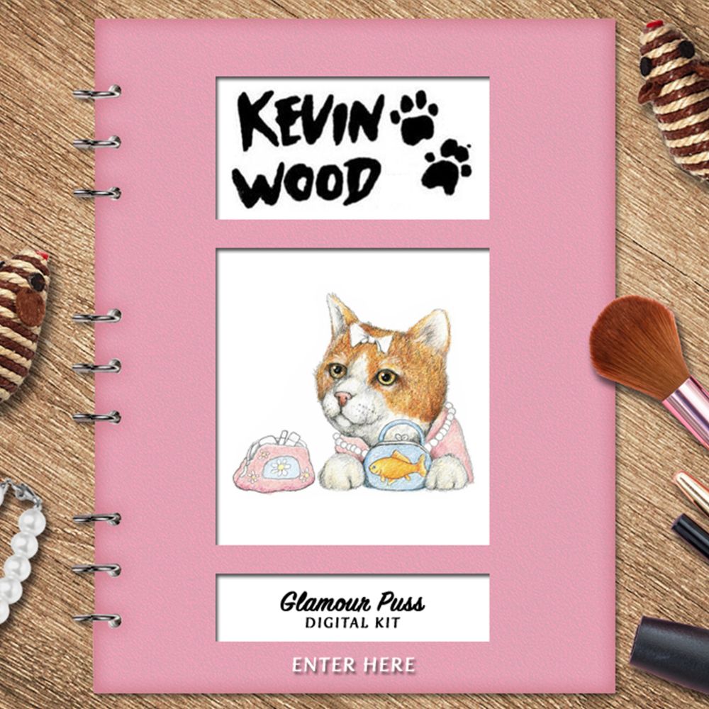 The Crafty Witches Kevin Wood's Glamour Puss Digital Collection