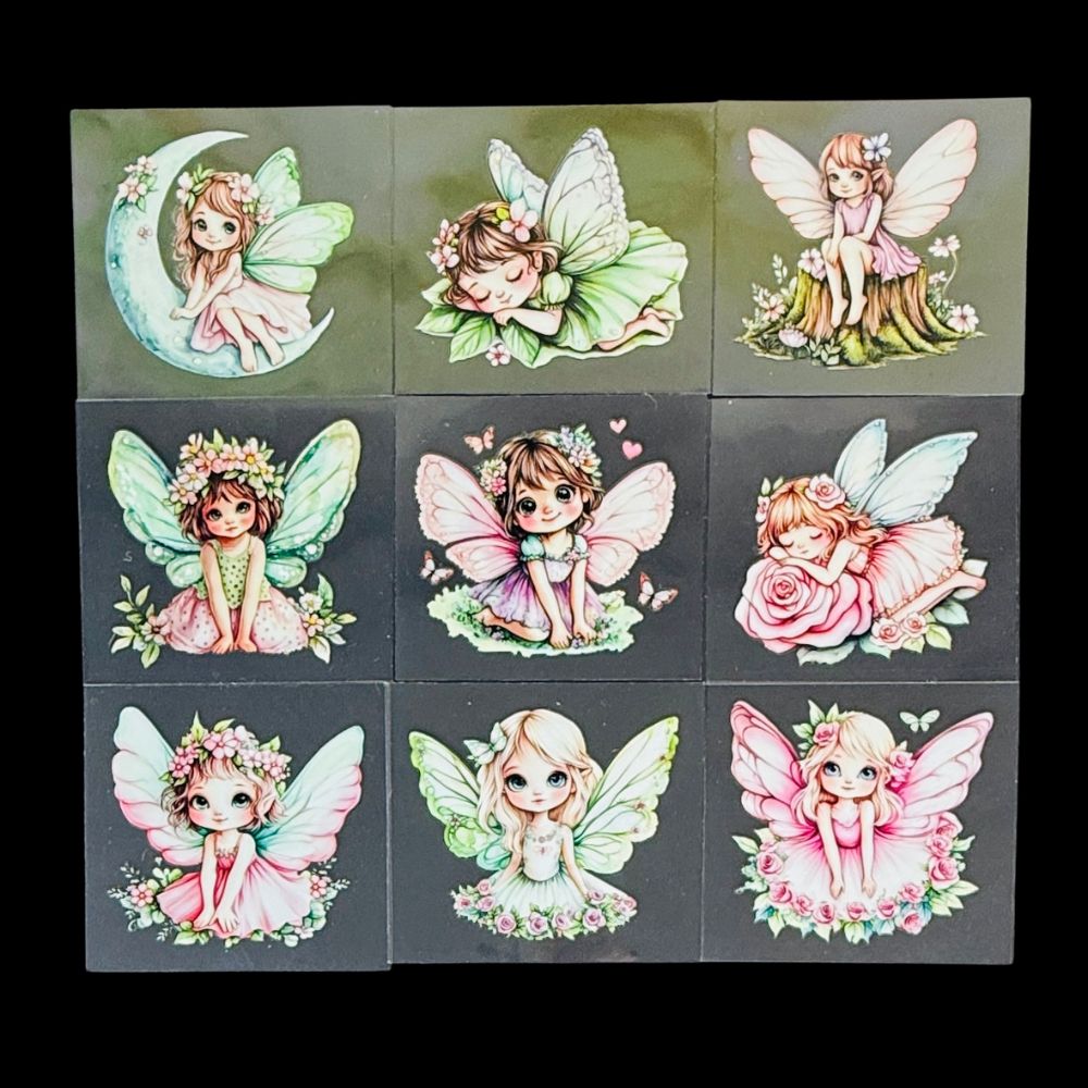 Transfer Sticker Sheets - 9pcs - Fairy Dreams