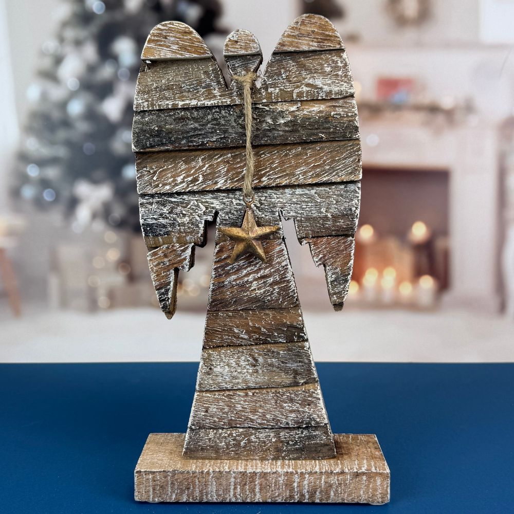 Wooden Angel Decoration