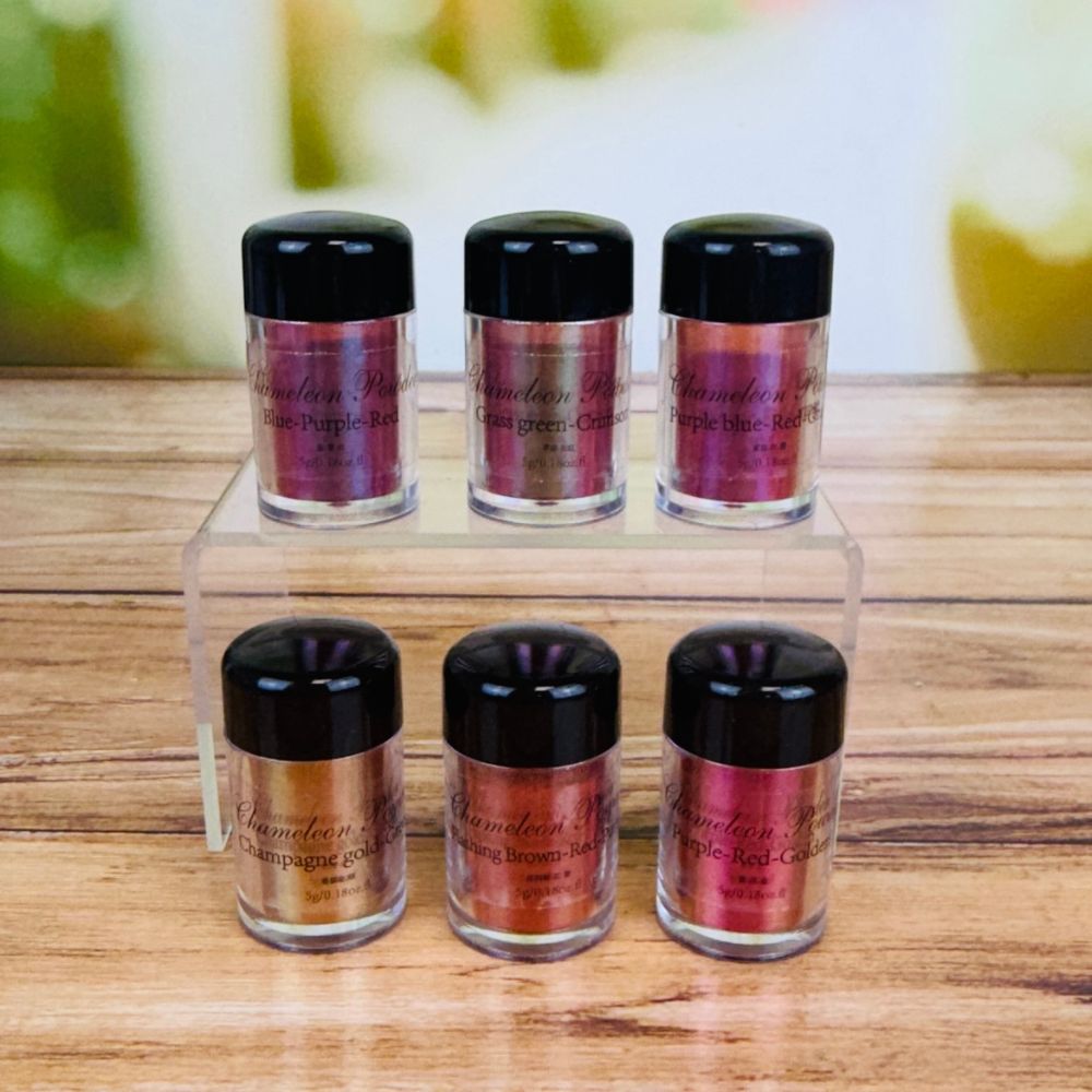 Chameleon Mica Powder 6pcs - Ethereal Shift