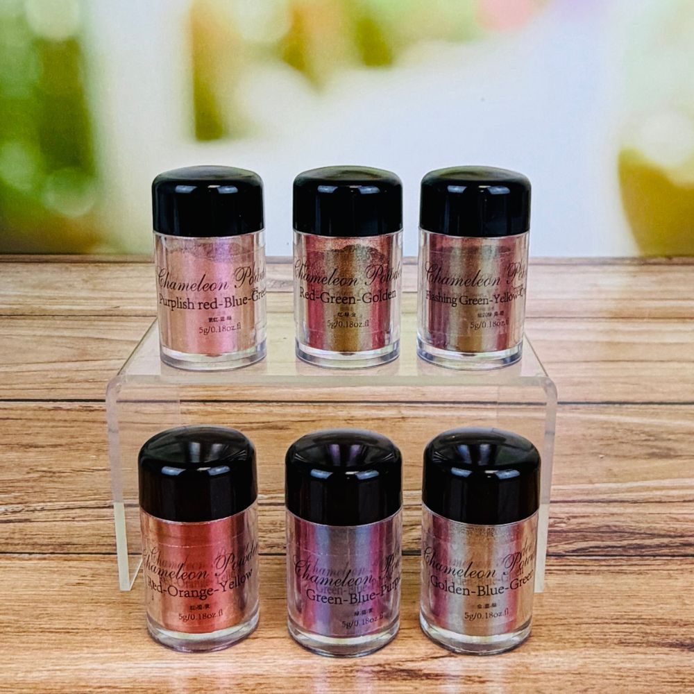Chameleon Mica Powder 6pcs - Chrome Flare