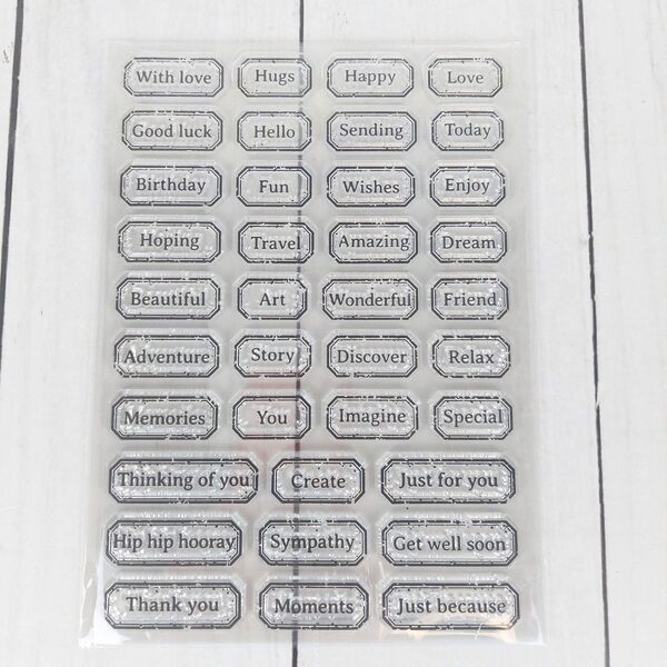 Sentimen Items Label Label Text Sentiment Stamp Set - Highlight Crafts