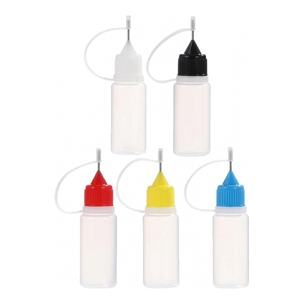 Precision Tip Applicator Bottles (5 x 10ml) - colours will vary