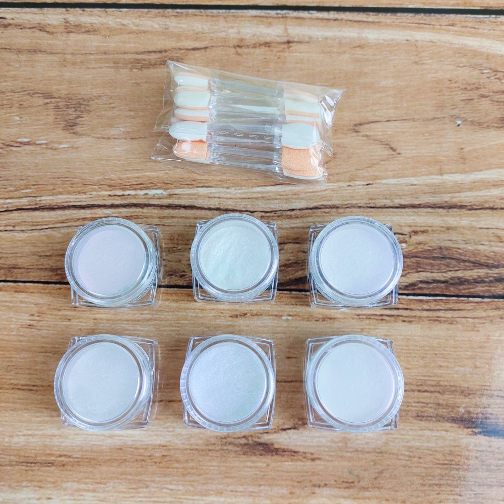 Mica Powder Set - 6 Colours - Iridescent Rainbow