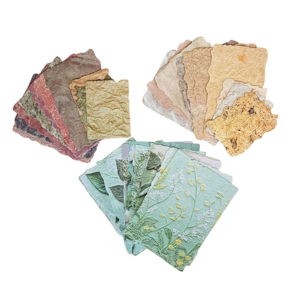 Scrapbook Ephemera Set 79pcs - Elegant & Simple