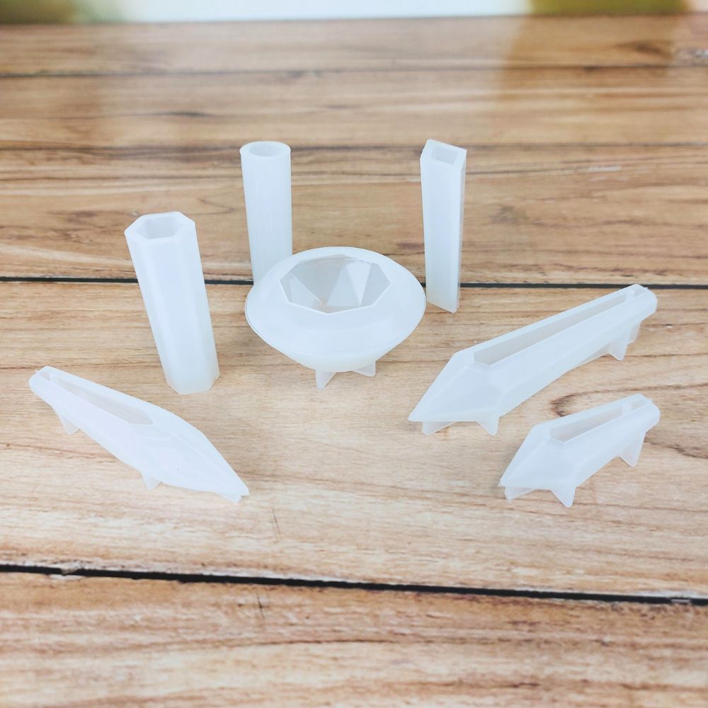 Silicone Mould 7pcs - Crystal Shapes