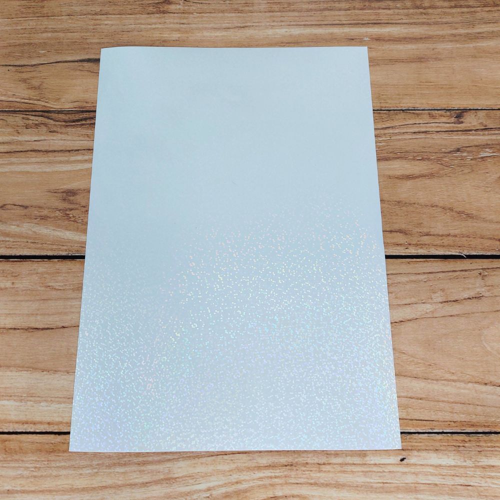 Holographic Self Adhesive Overlay Sheets - 10pcs - Sparkle