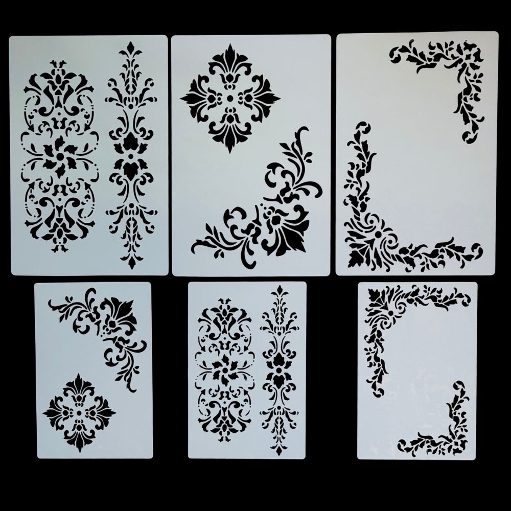 Stencil Set 6pcs - Baroque