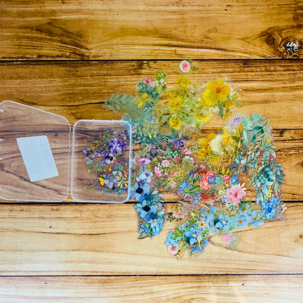 Mini Gilt Floral Stickers - 240pcs