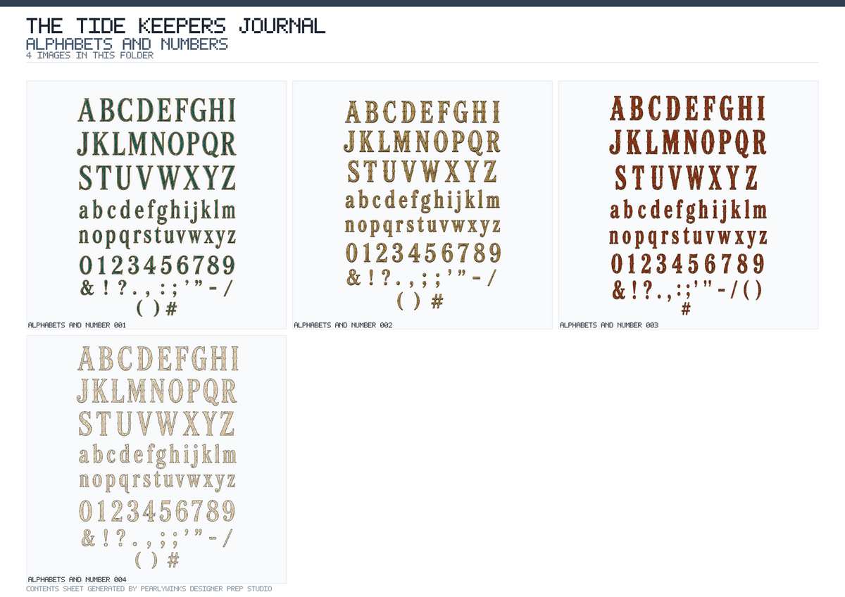 Pearlywinks - Tide Keepers Journal Digital Download - Image 4