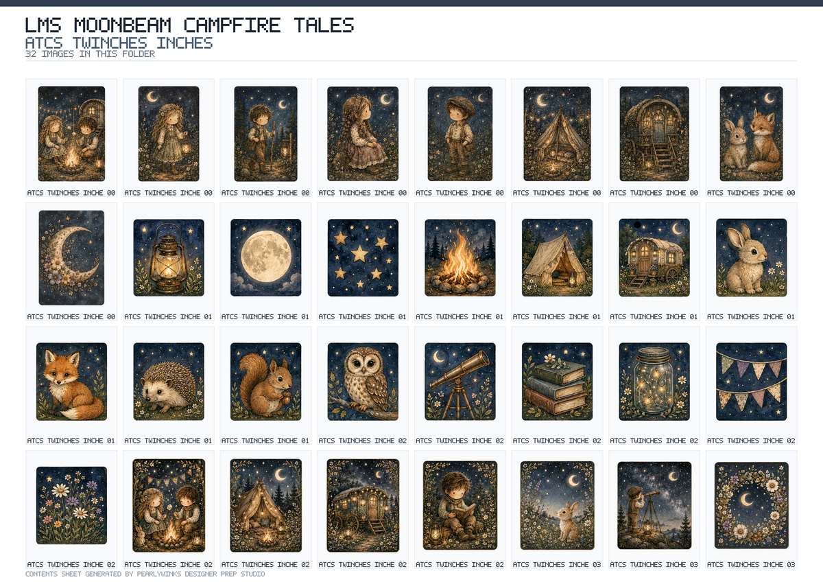Pearlywinks - Little Meadow Stories - Moonbeam Campfire Tales Digital Download - Image 4