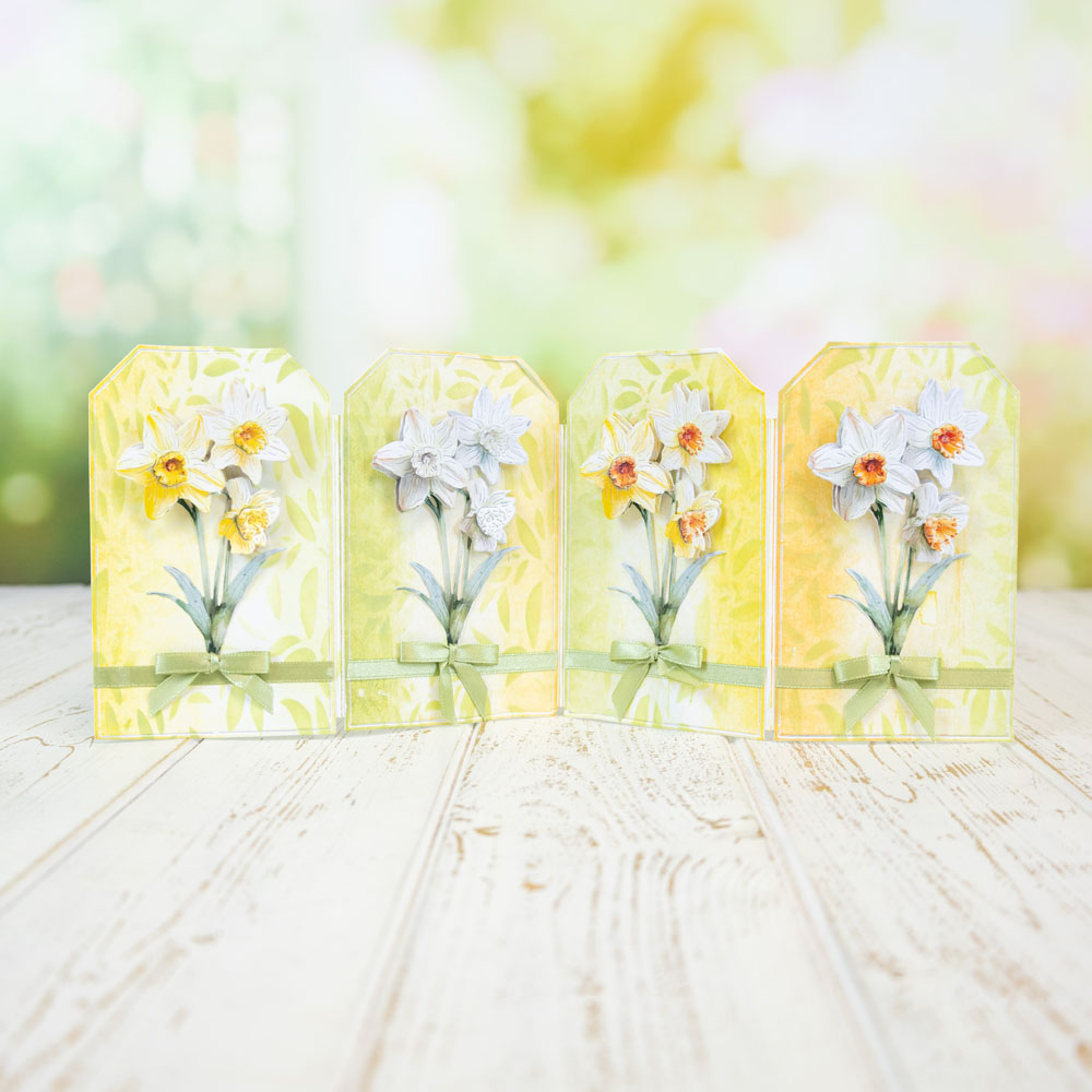 Two Red Robins Flower of the Month Daffodil Die + SVG & Artwork Download Bundle - Image 7