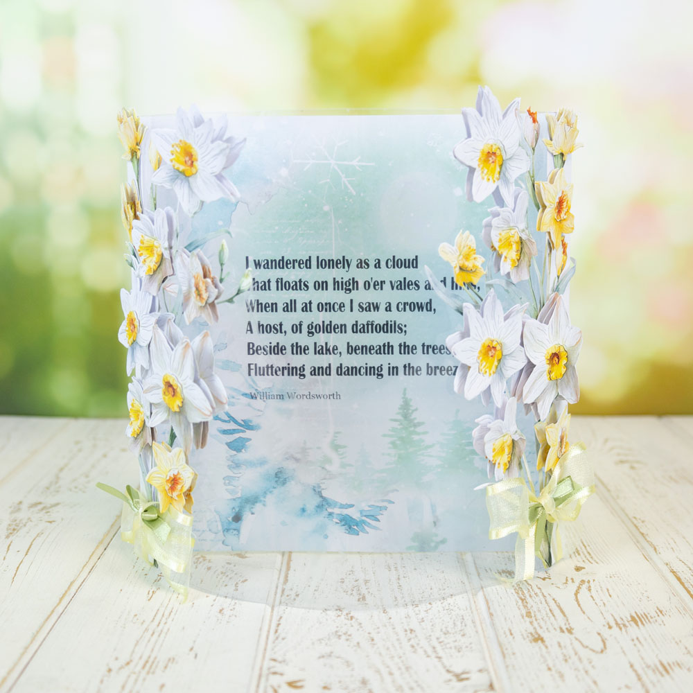Two Red Robins Flower of the Month Daffodil Die + SVG & Artwork Download Bundle - Image 13