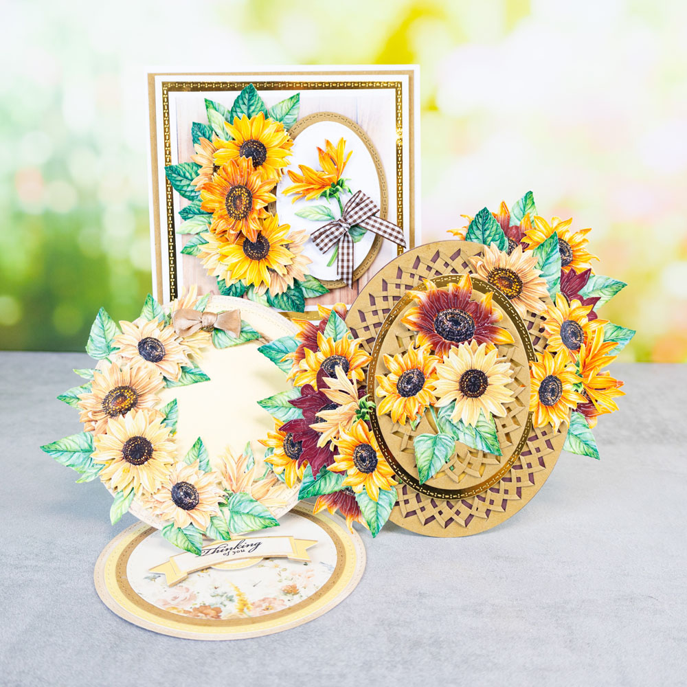 Two Red Robins Flower of the Month Sunflower Die + SVG & Artwork Download Bundle - Image 2