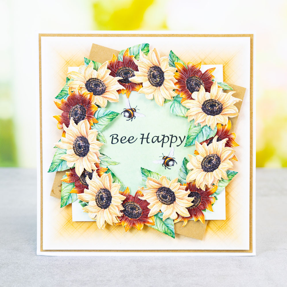 Two Red Robins Flower of the Month Sunflower Die + SVG & Artwork Download Bundle - Image 4
