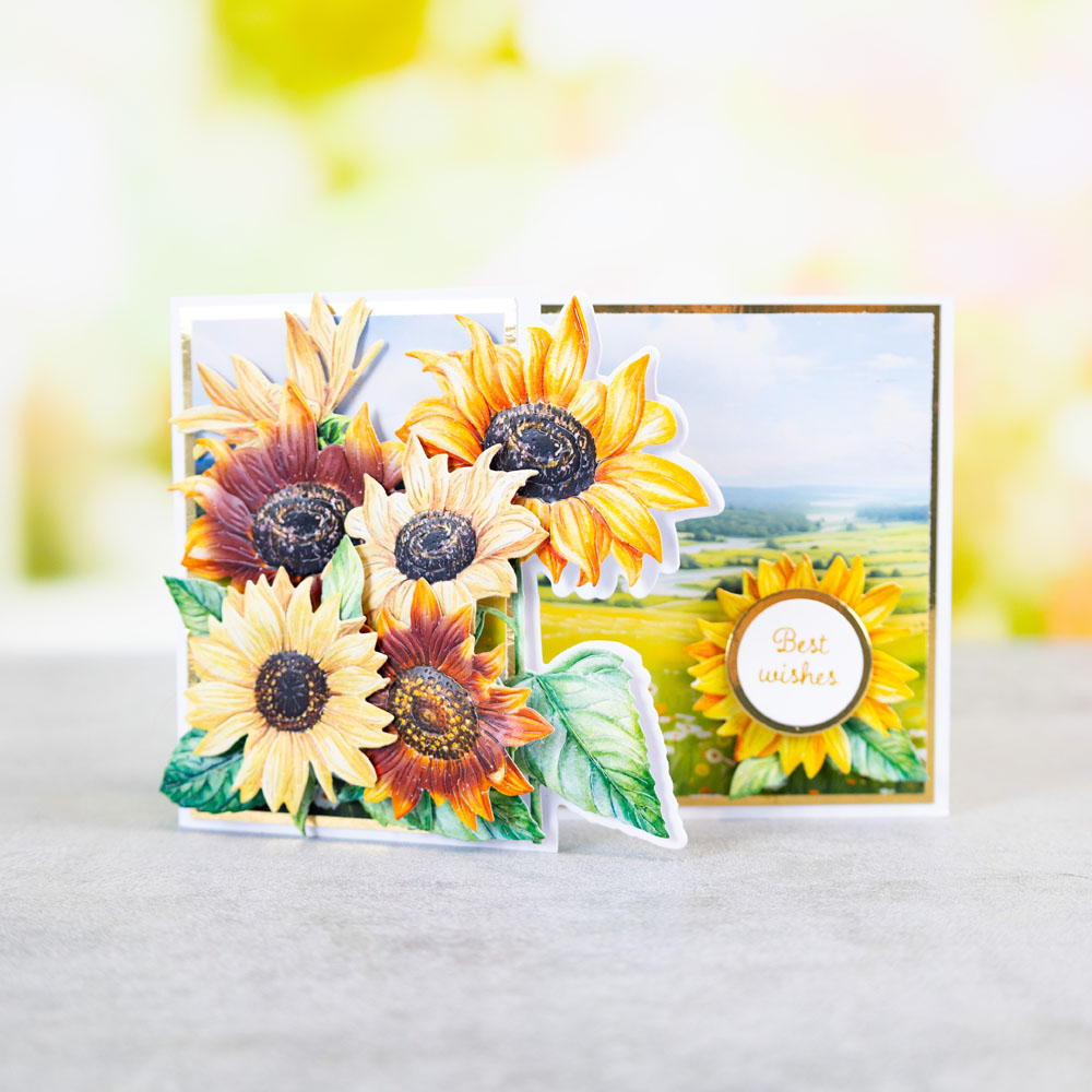 Two Red Robins Flower of the Month Sunflower Die + SVG & Artwork Download Bundle - Image 10
