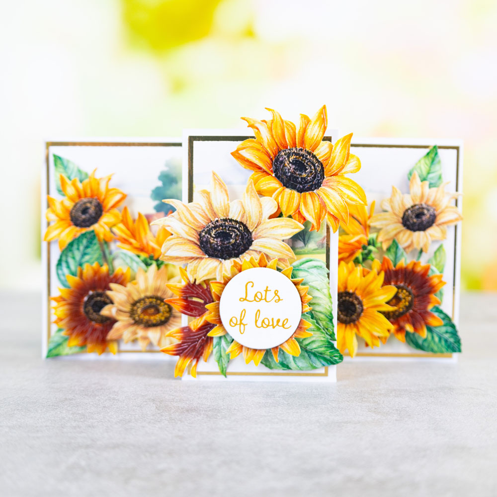 Two Red Robins Flower of the Month Sunflower Die + SVG & Artwork Download Bundle - Image 12