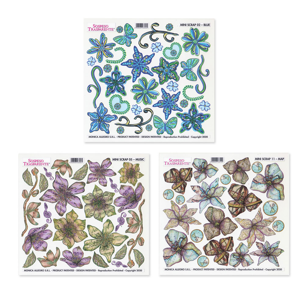 Sospeso Trasparente Mini Scrap Bundle