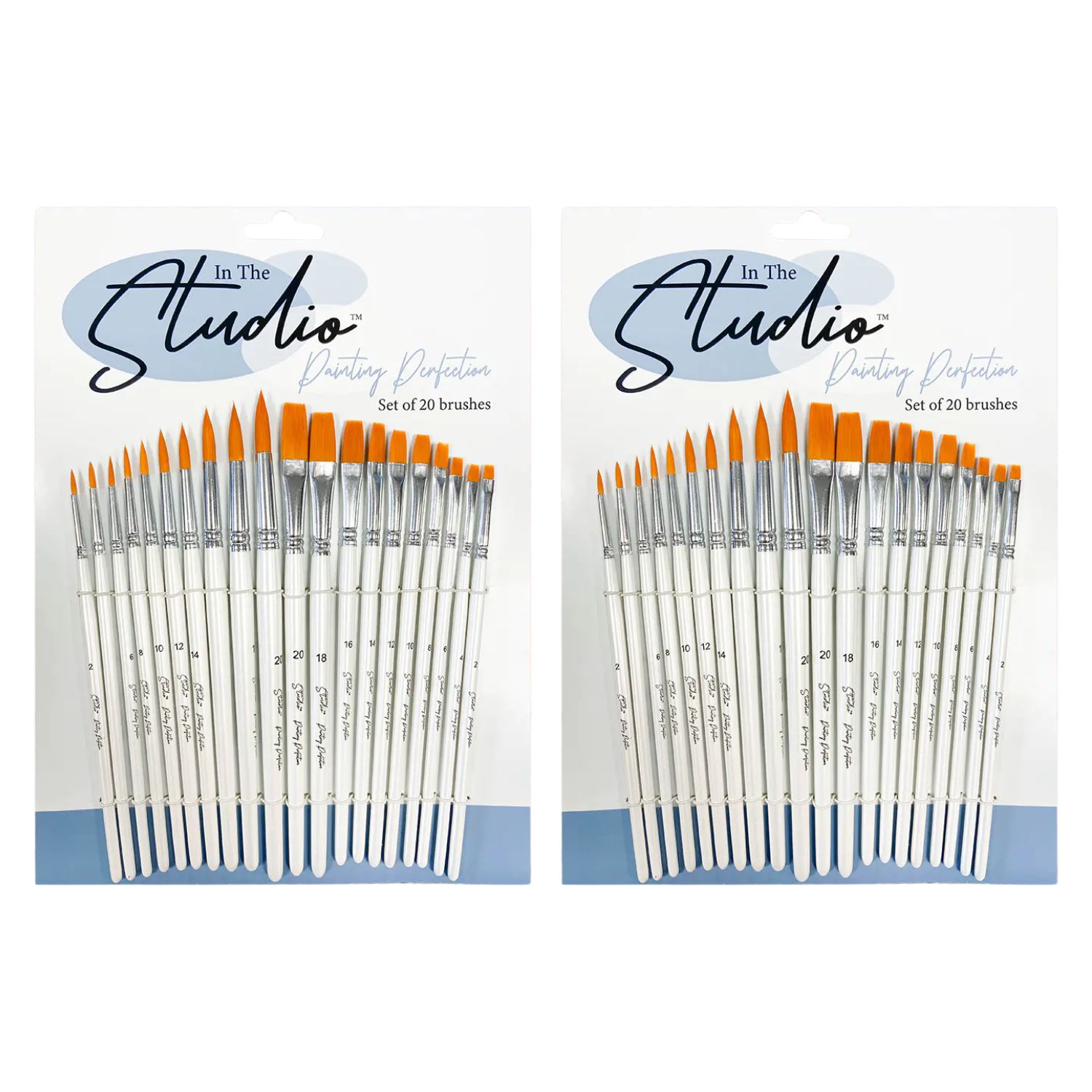 In The Studio Painting Perfection Brush Set Double Bundle