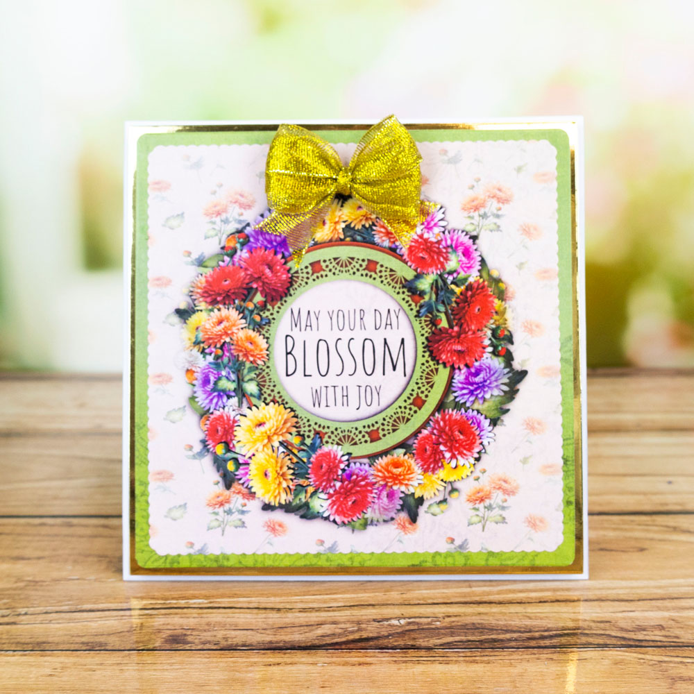 Two Red Robins Flower of The Month Chrysanthemum Die & Artwork Download Bundle - Image 6