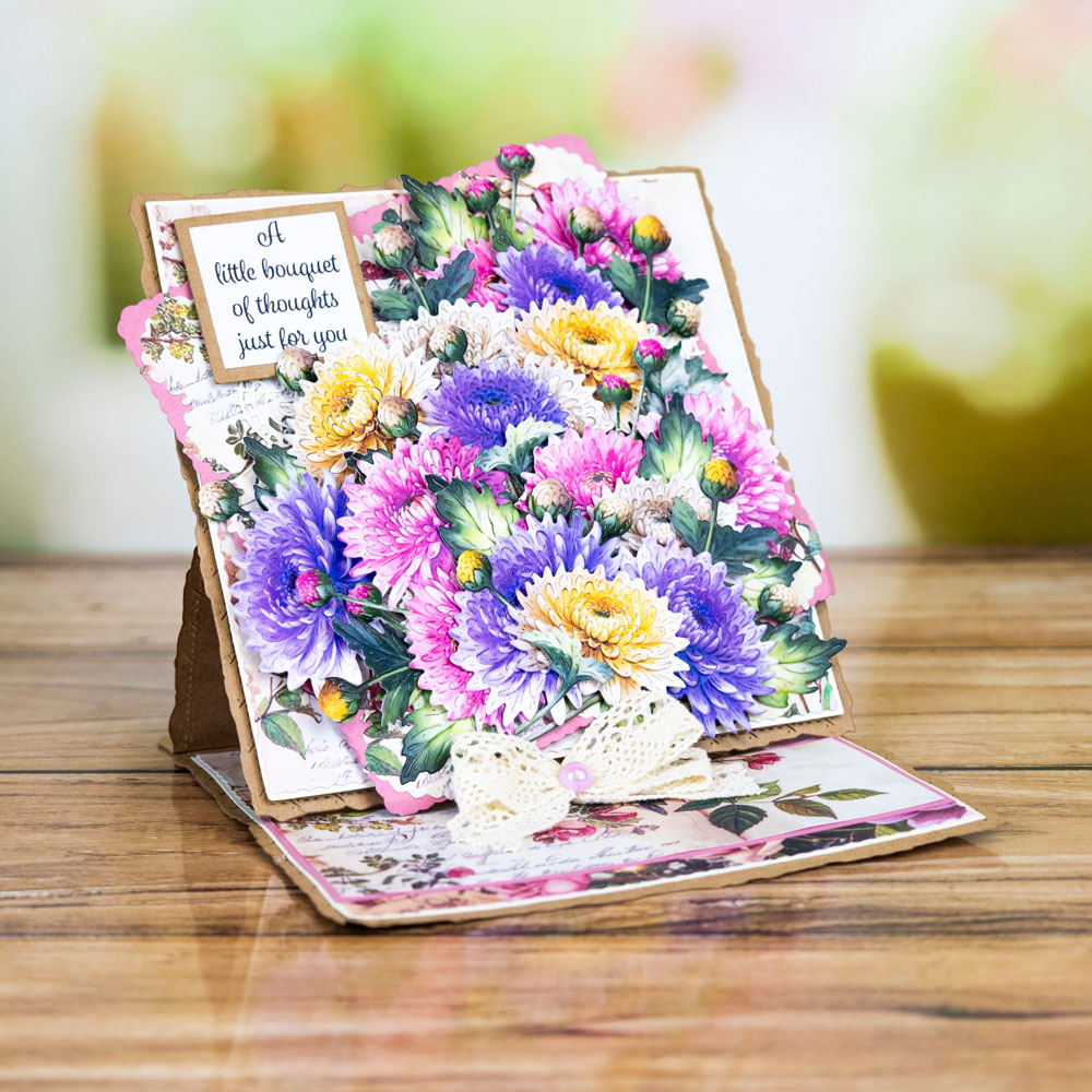 Two Red Robins Flower of The Month Chrysanthemum Die & Artwork Download Bundle - Image 10