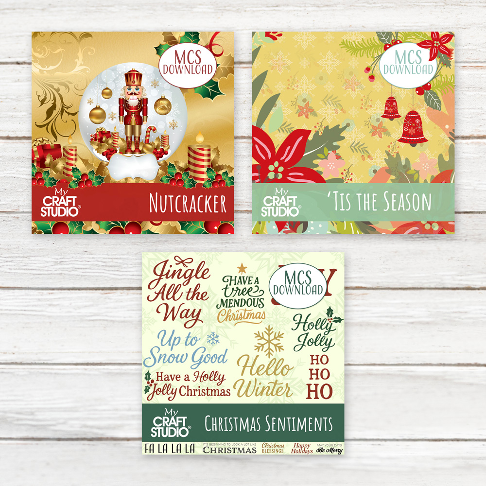 My Craft Studio Christmas Mini Selection Triple Artwork Download Bundle