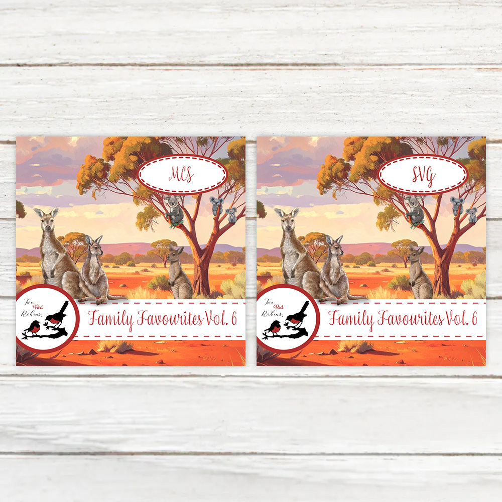 Two Red Robins Family Favourites Vol 6 SVG & Artwork Downloads Bundle