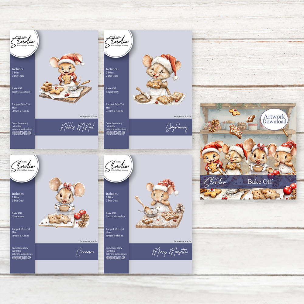 In The Studio Bake Off Die & Artwork Download Bundle