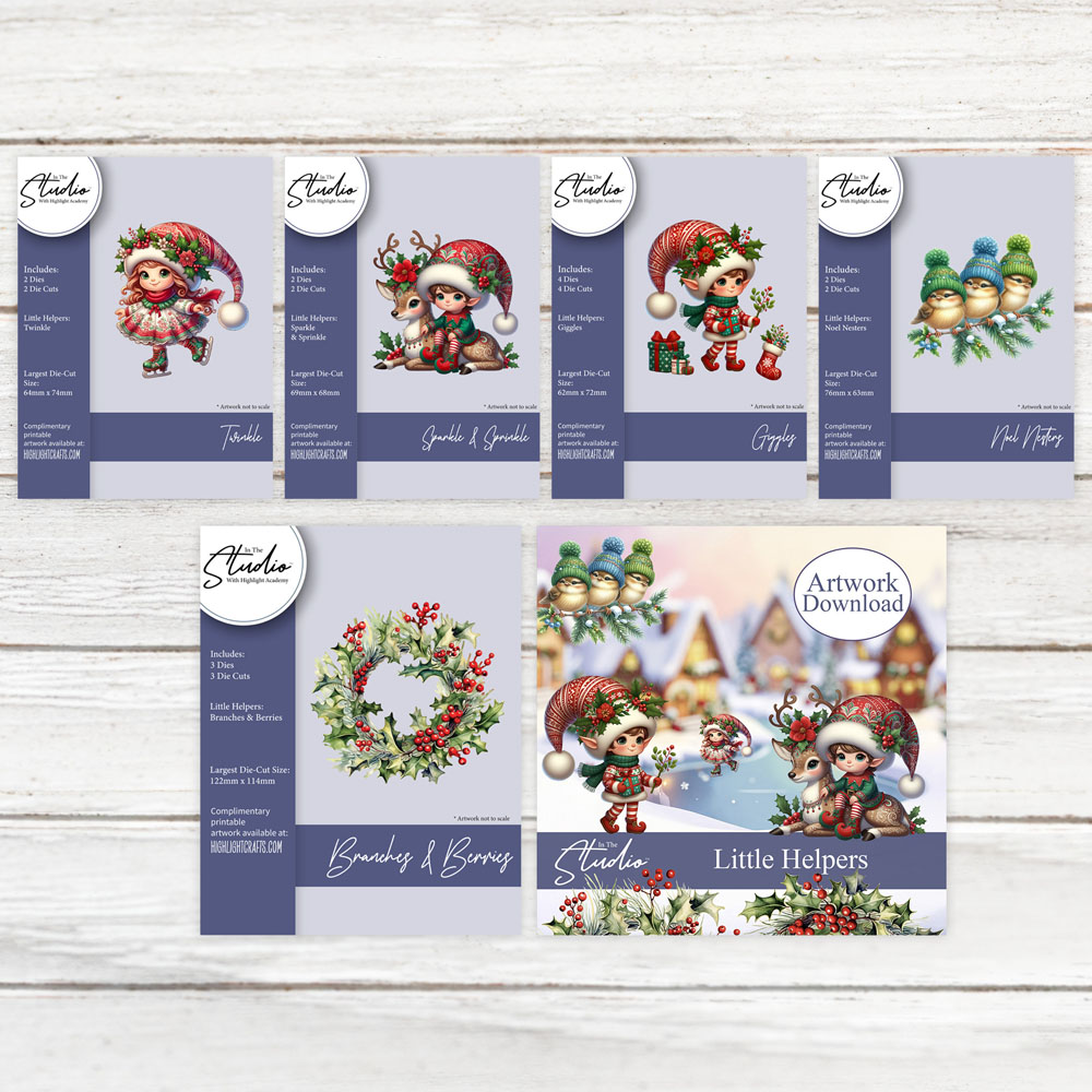 In The Studio Little Helpers Die & Artwork Download Bundle