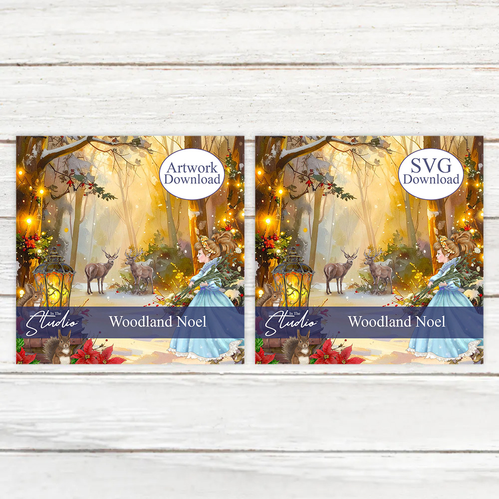In The Studio Woodland Noel SVG & Artwork Downloads Bundle