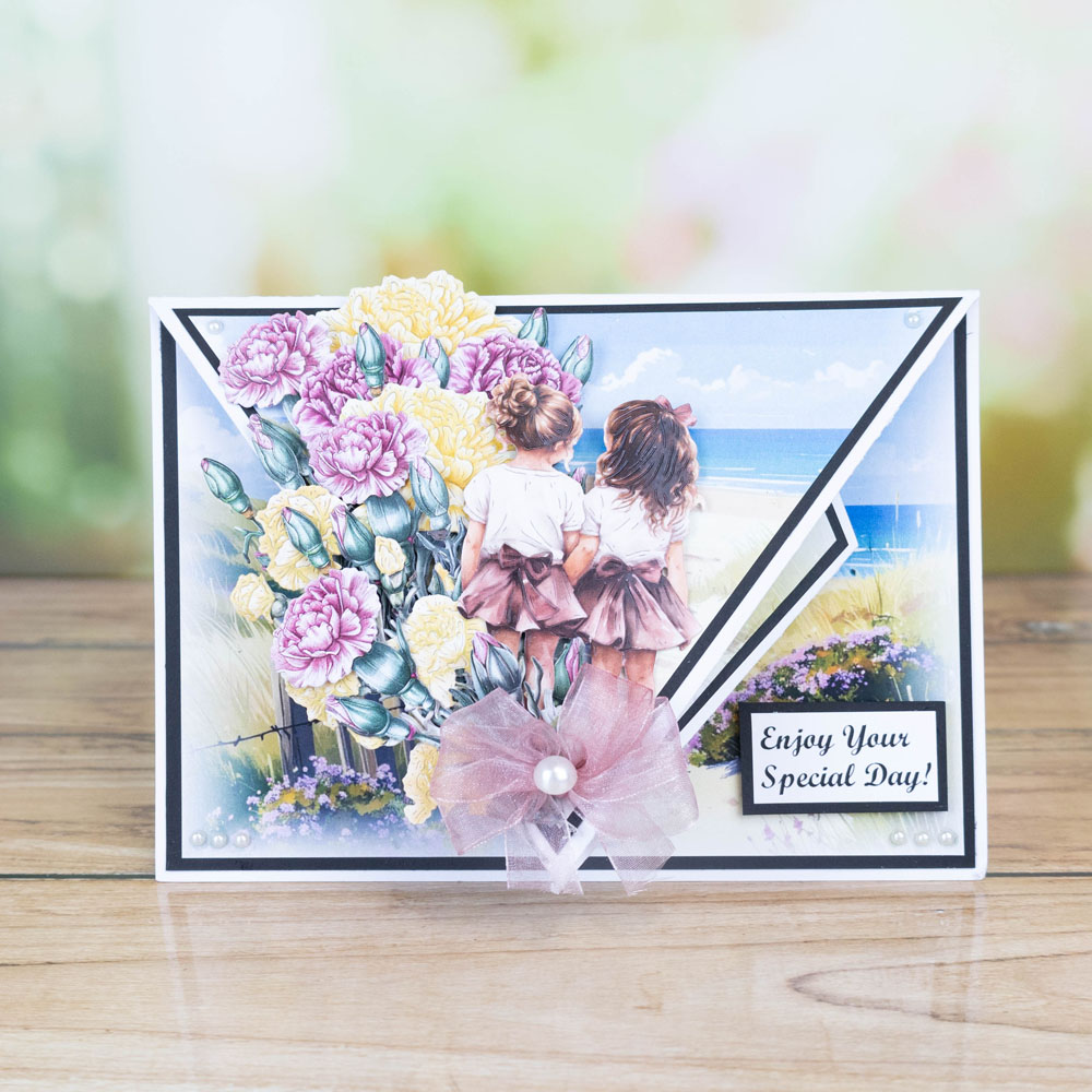 Two Red Robins Flower of the Month Carnation Die & Artwork Download Bundle - Image 8