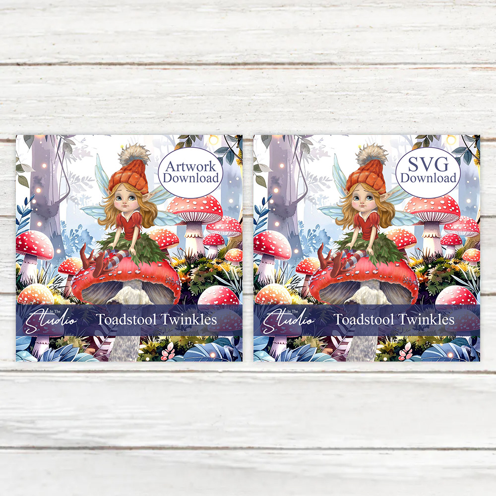 In The Studio Toadstool Twinkles SVG & Artwork Downloads Bundle